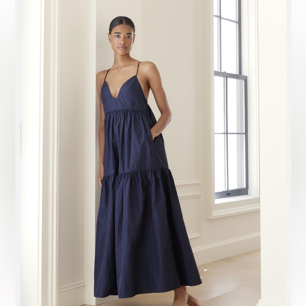 Modern Citizen Oralia Taffeta Tiered Dress M NWOT